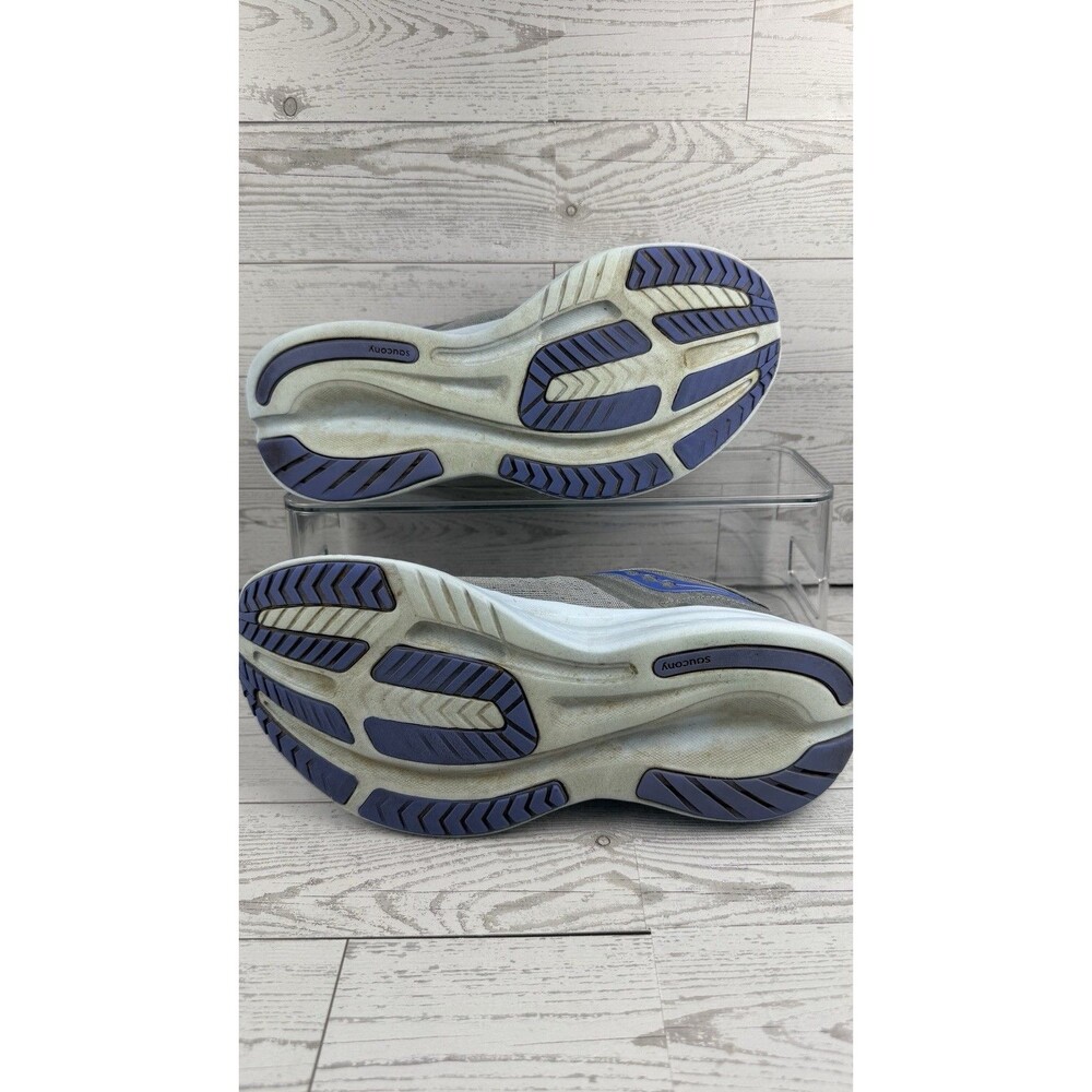 Saucony Ride 16 Womens Size 8 Gray Blue Athletic Running Shoes READ! #553 - Picture 7 of 7